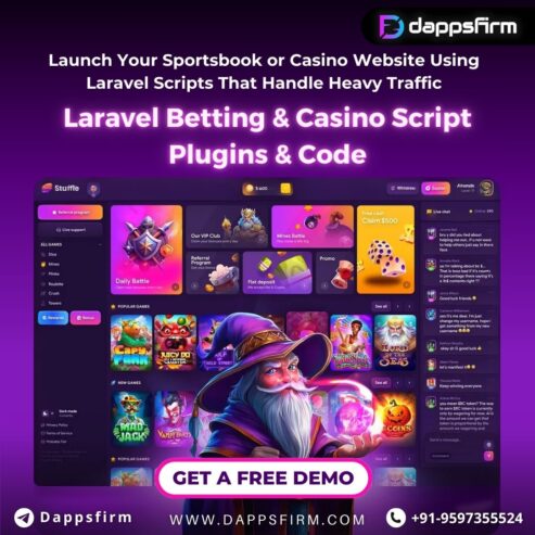 Laravel betting & Casino Game Code