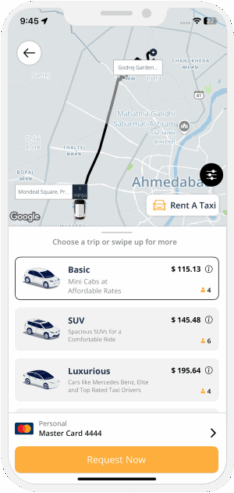 Uber Clone – Taxi Booking App Development