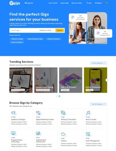 White-Label Freelance Platform – 100% Custom Fiver