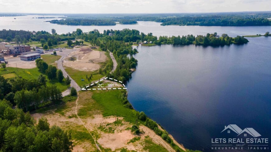 1609 m² apbūves zeme, Daugavmalas iela 2C