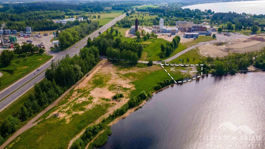 1609 m² apbūves zeme, Daugavmalas iela 2C