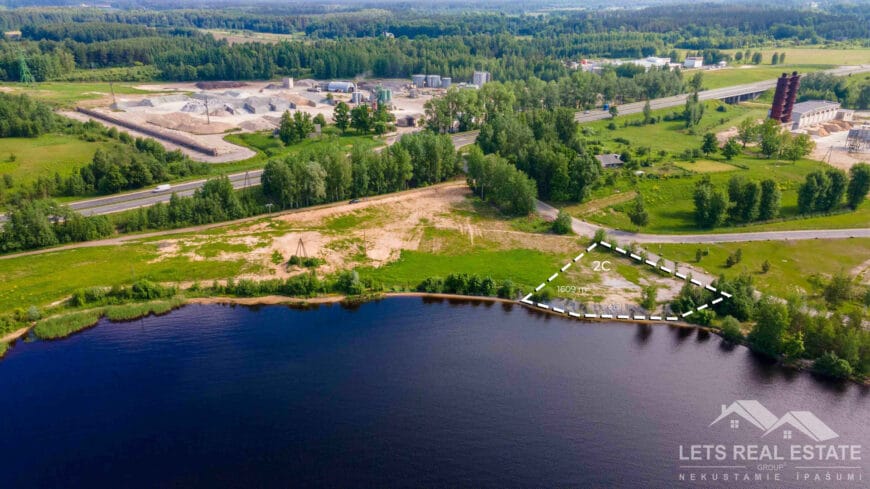 1609 m² apbūves zeme, Daugavmalas iela 2C