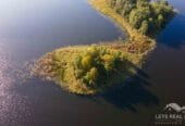 1700 m² sala Aksenovas ezers, Ķīpsala